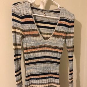 Free People sweater maxi dress